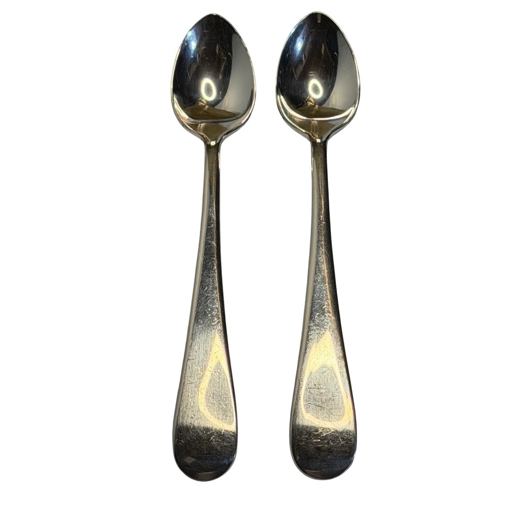 VTG Stainless Coffee Spoons Silverware Set‎ of 2 Flatware Replacement 4.5"
